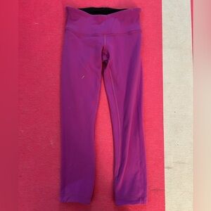 Lululemon reversible leggings(purple, black)
